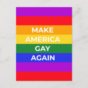 Gör Amerika Gay igen Vykort