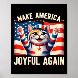 Gör Amerika Glatt igen Cat Dam Kamala Harris Poster