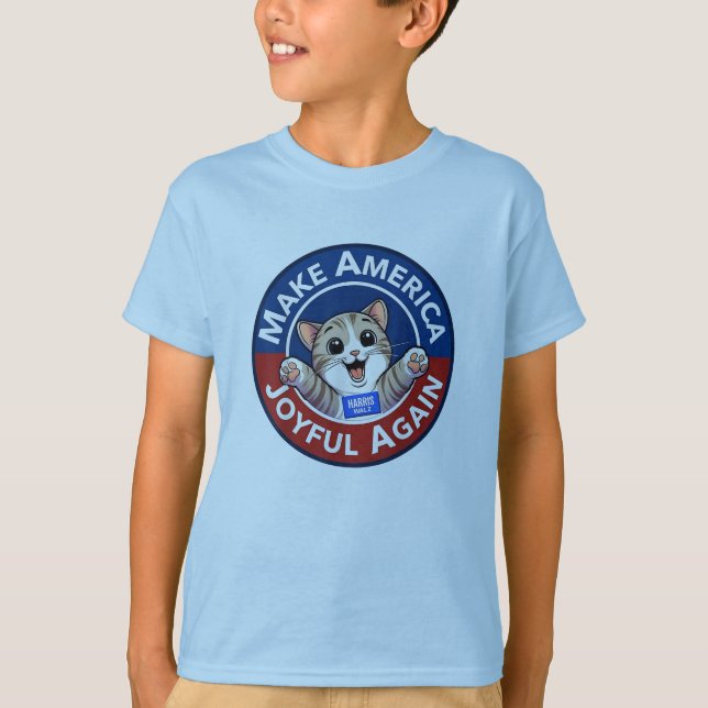 Gör Amerika Glatta igen Harris Walz 2024 Kids T Shirt (Framsida)