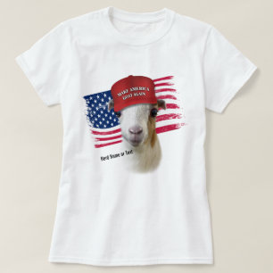 Gör Amerika GOAT igen LaMancha Kid Goat T Shirt