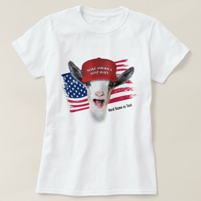 Gör Amerika GOAT igen nigeriansk Dwarf T Shirt (Design framsida)