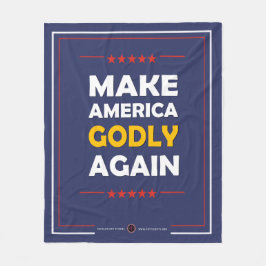 Gör Amerika Godly igen Fleecefilt