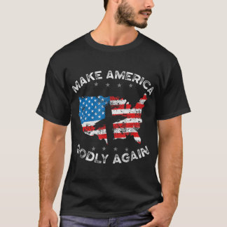 Gör Amerika Godly igen till amerikansk kristen T Shirt
