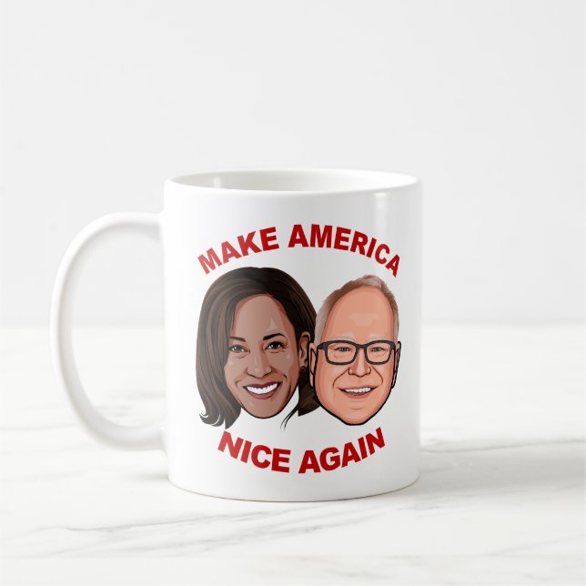 Gör Amerika gott igen Kaffemugg (Vänster)