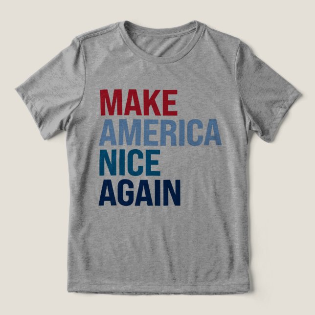 Gör Amerika gott igen T Shirt (Design Framsida)