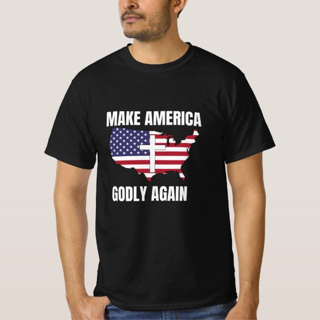 Gör Amerika gott igen T Shirt (Framsida)