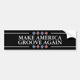 Gör Amerika Groove igen Bildekal
