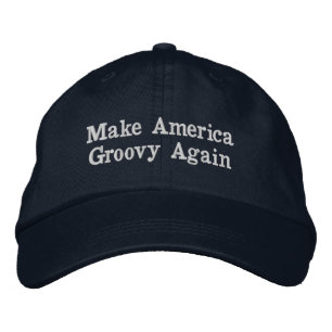 Gör Amerika Groovy igen Broderad Keps