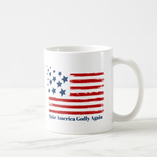 Gör Amerika Gudfruktigt Igen Kaffemugg (Höger)