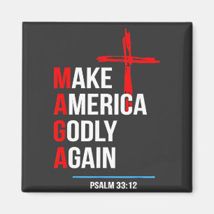 Gör Amerika Gudfruktigt Igen Trump Invigning Maga Magnet