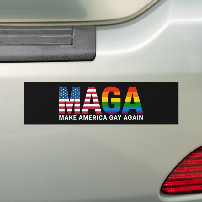 Gör Amerika Hbtq Igen Hbtq-Firande 2025 LGBTQ+  Bildekal (På Bil)