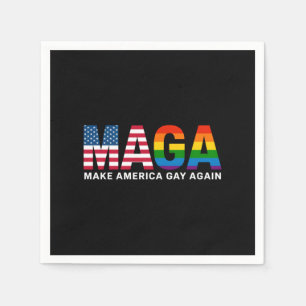 Gör Amerika HBTQ+ Igen HBTQ+ Pride 2025  Pappersservett