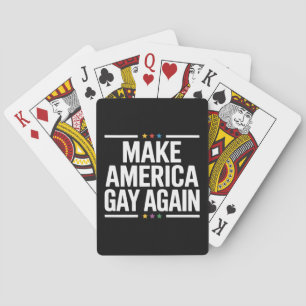 Gör Amerika Hbtq+ igen Rolig Hbtq+-prismånad Casinokort