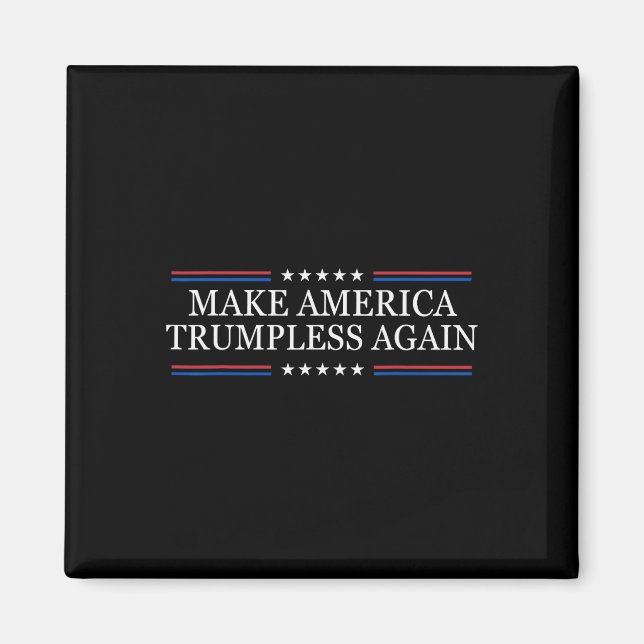 Gör Amerika Ick Trump Igen Anti Trump  Magnet (Framsidan)