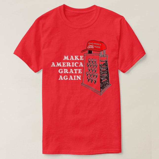 Gör Amerika igen till Shirt Funny Cheese Pol T Shirt (Design framsida)
