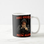 Gör Amerika Meow igen Kaffemugg<br><div class="desc">Gör Amerika Meow igen</div>