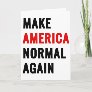 Gör Amerika normalt igen Kort