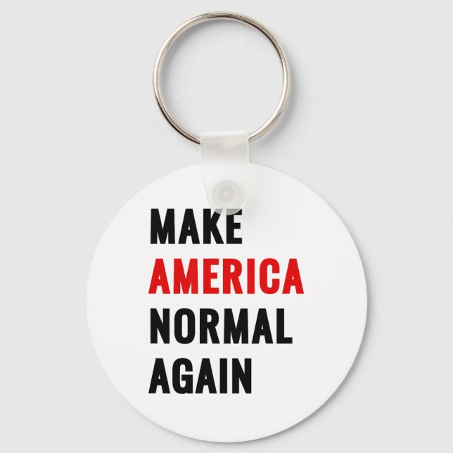 Gör Amerika normalt igen  Nyckelring (Framsida)