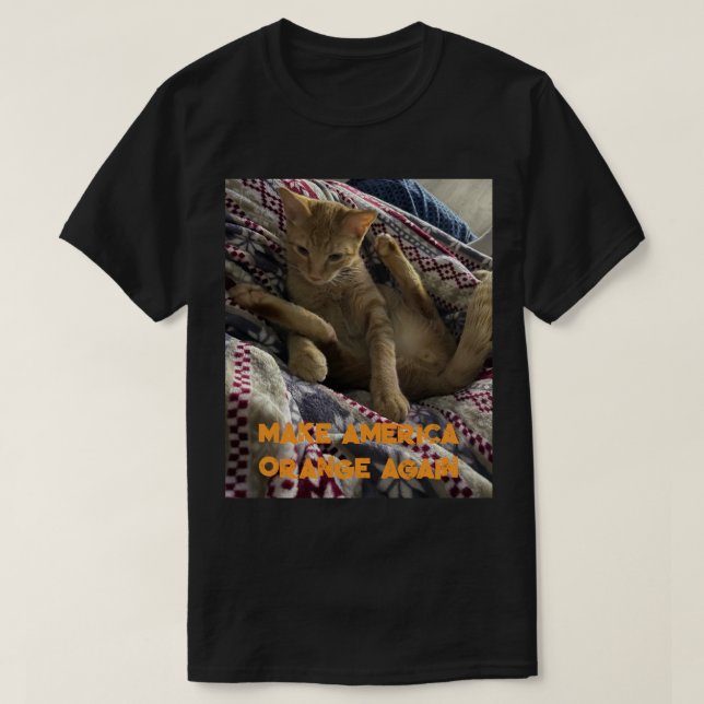Gör Amerika-Orangen igen (hyllning till orange kat T Shirt (Design framsida)