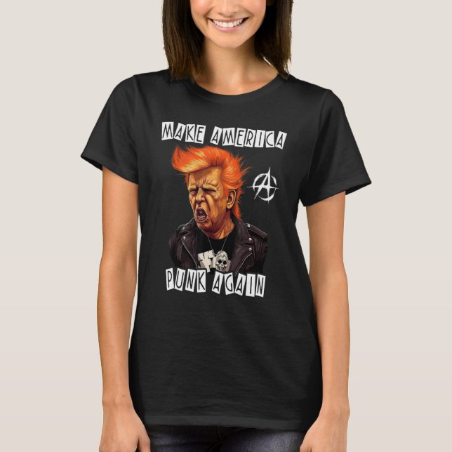 Gör Amerika Punk Igen 2 T Shirt (Framsida)