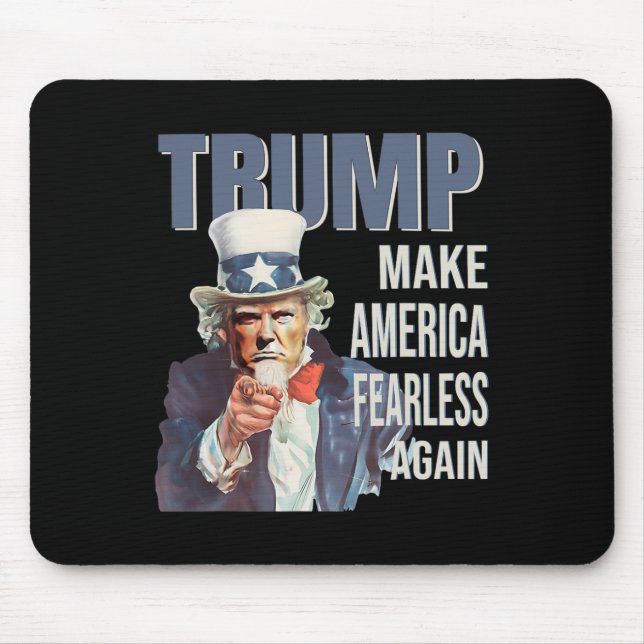 Gör Amerika Rädsllöst Igen Pro Trump Republikan  Musmatta (Framsidan)