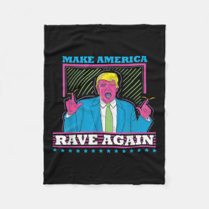 Gör Amerika rave igen till en lustigt trump Edm Sh Fleecefilt