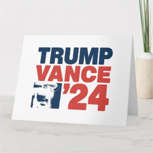 Gör Amerika Säkert igen till Trump Vance 2024 MAGA Kort