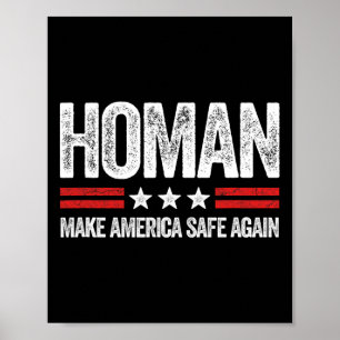 Gör Amerika säkert igen Tom Homan Roligt USA-patri Poster