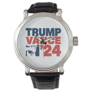 Gör Amerika säkert igen Trump Vance 2024 MAGA Armbandsur