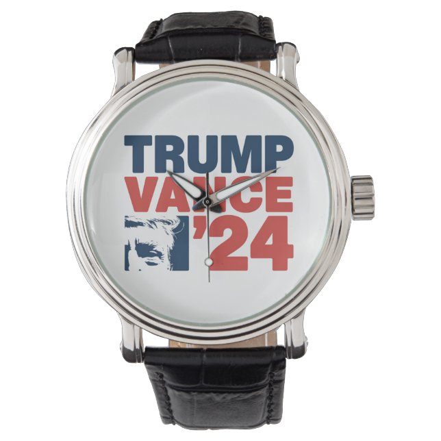 Gör Amerika säkert igen Trump Vance 2024 MAGA Armbandsur (Framsida)