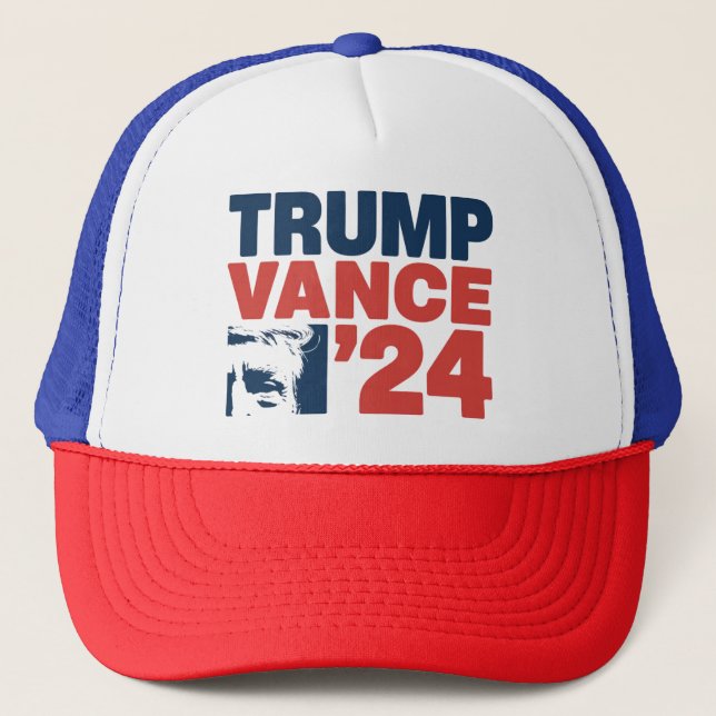 Gör Amerika säkert igen Trump Vance 2024 MAGA Keps (Framsida)