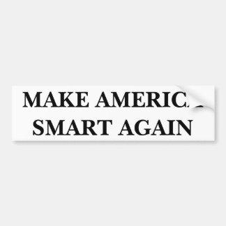 Gör Amerika smart igen, bildekalet Bildekal
