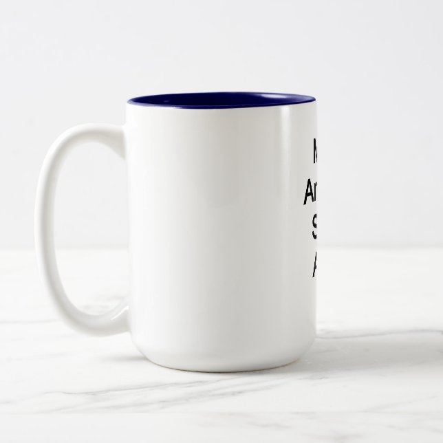 Gör Amerika smart igen Två-Tonad Mugg (Vänster)