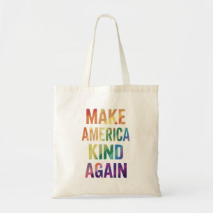 Gör Amerika Snällt Igen Regnbåge HBTQ Gay Tygkasse