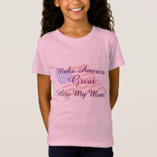 Gör Amerika stor- hyra min mamma! rufsa T-tröja T-shirt