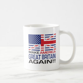 Gör Amerika Storbritannien igen! - Flagga Kaffemugg