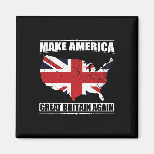 Gör Amerika Storbritannien Stort Igen Usa Karta Br Magnet