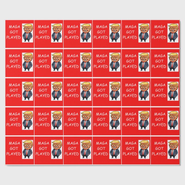 GÖR AMERIKA STORT IGEN PRESENTPAPPER (Platt)