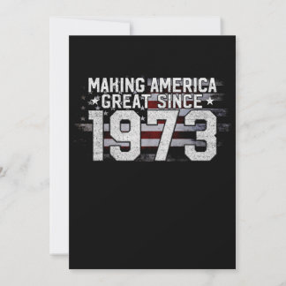 Gör Amerika Stort Sedan 1973 50-årspresent Inbjudningar