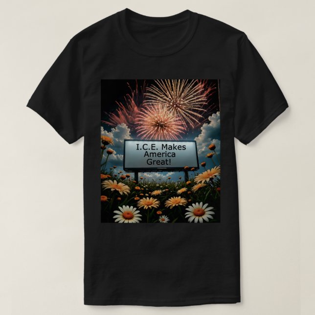 Gör Amerika Stort T Shirt (Design framsida)