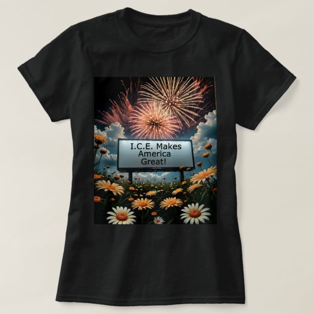 Gör Amerika Stort T Shirt (Design framsida)