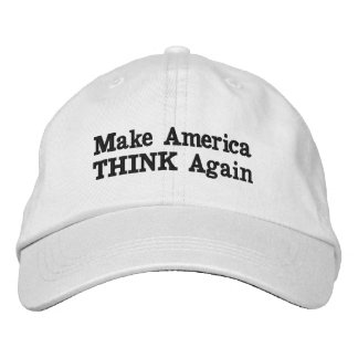 "Gör Amerika TÄNKA igen" Broderad Keps