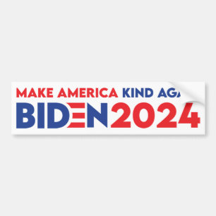 Gör Amerika till en bidenpresident 2024 Bildekal