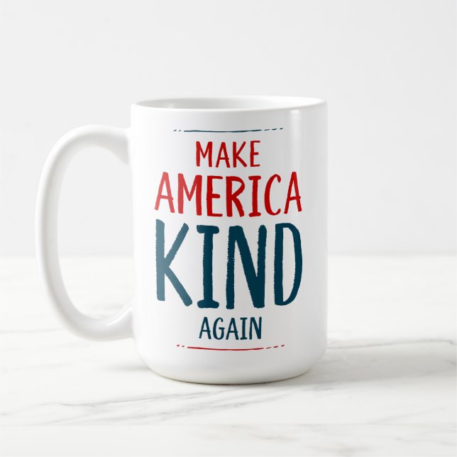 Gör Amerika till en sort igen Kaffemugg (Vänster)