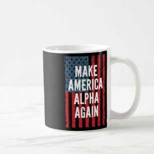 Gör Amerika till fjärde plats i juli Independence Kaffemugg