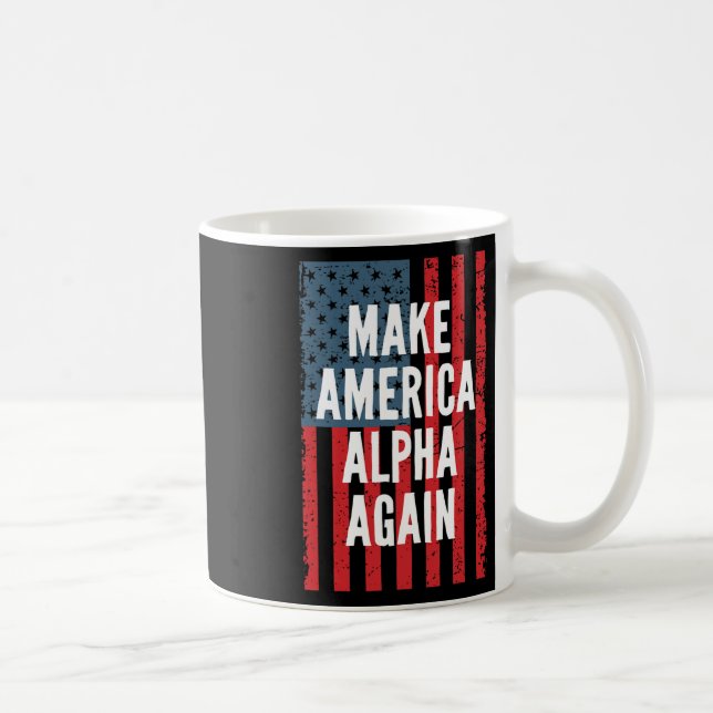 Gör Amerika till fjärde plats i juli Independence  Kaffemugg (Höger)