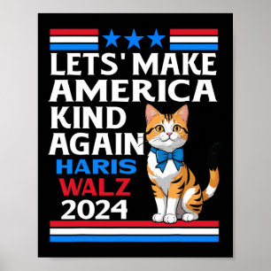 Gör Amerika till Kind igen Kamala Harris Tim Wheim Poster