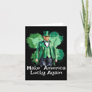 Gör Amerika till Lucky igen, patricks Day-nuny Tru Kort