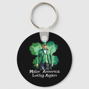 Gör Amerika till Lucky igen, patricks Day-nuny Tru Nyckelring