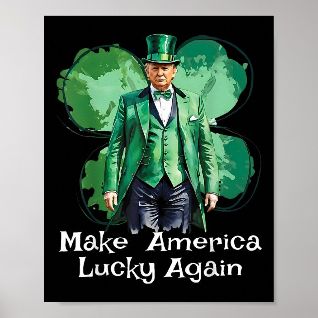 Gör Amerika till Lucky igen, patricks Day-nuny Tru Poster (Framsidan)